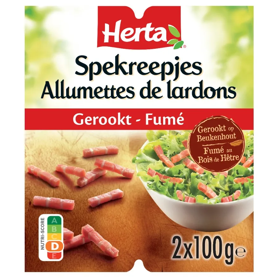 HERTA SPEKREEPJES GEROOKT