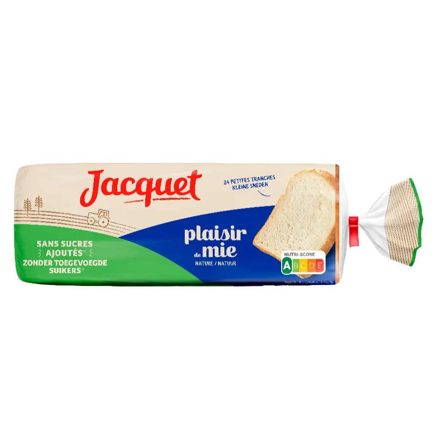 JACQUET PLAISIR DE MIE ZONDER TOEGEVOEGDE SUIKERS