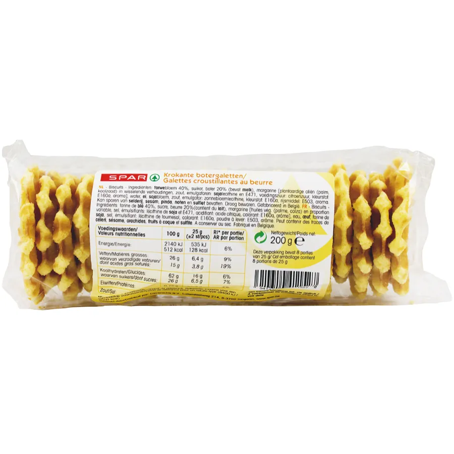 SPAR KROKANTE BOTERGALETTEN