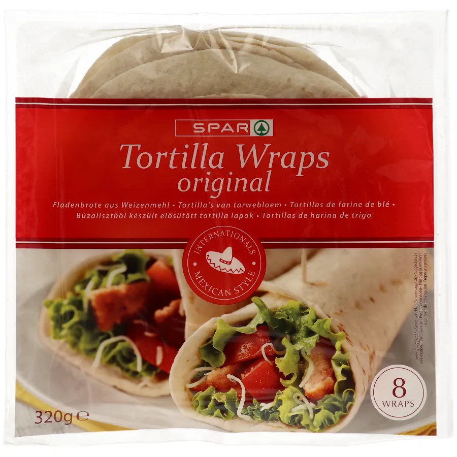 SPAR TORTILLA WRAPS - 8 STUKS
