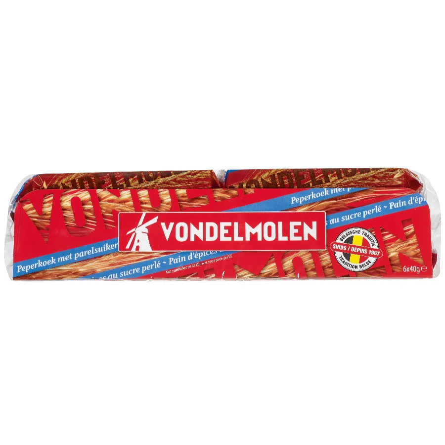 VONDELMOLEN PEPERKOEK GESNEDEN GESUIKERD