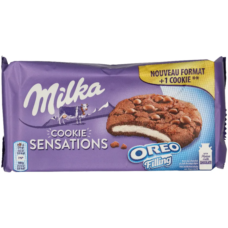 MILKA COOKIES SENSATION OREO FILLING