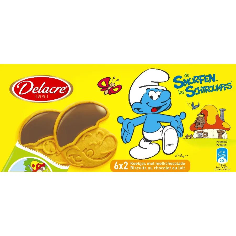 DELACRE SMURFEN CHOCOLADE