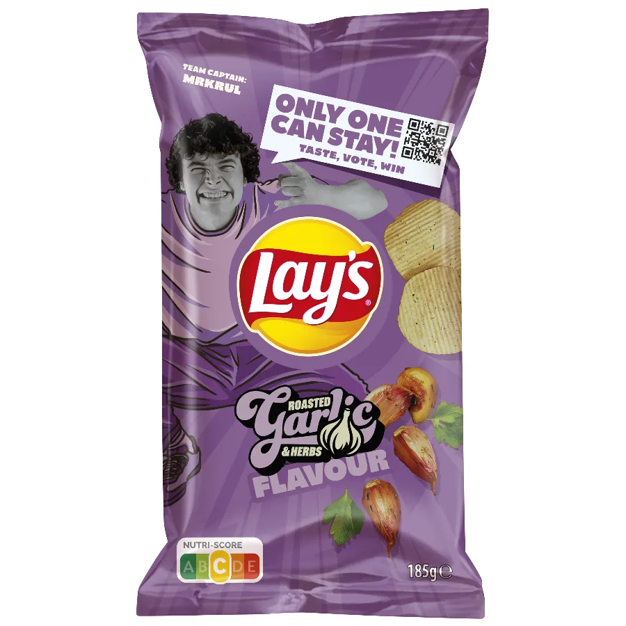LAY'S CHIPS ROASTED GARLIC & HERBS
