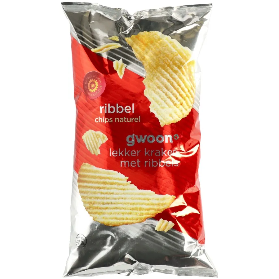 GWOON RIBBELCHIPS NATUUR