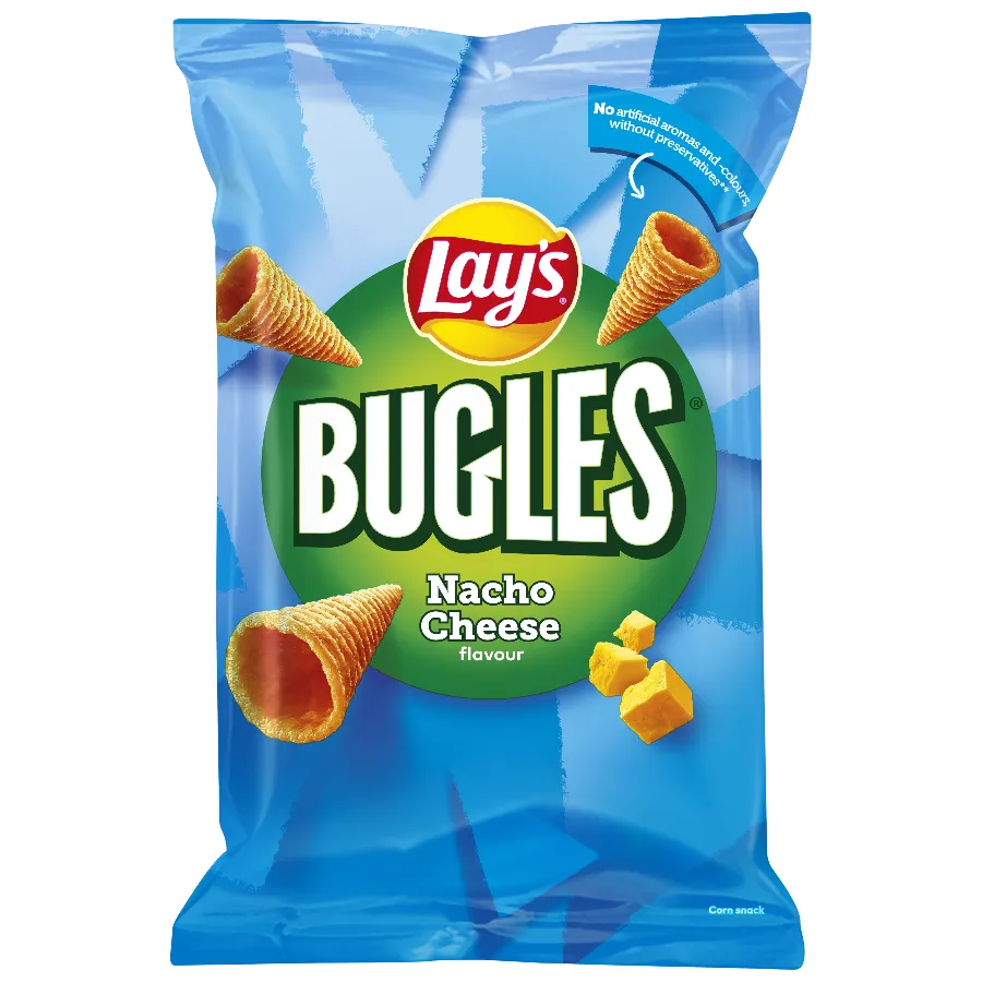 LAY'S CHIPS BUGLES NACHO CHEESE
