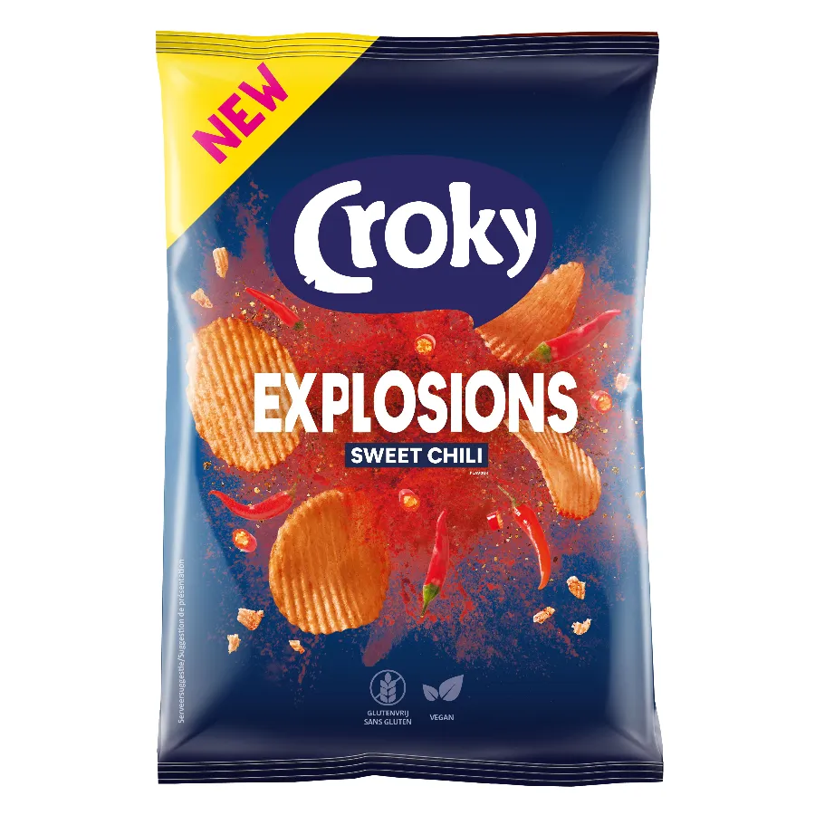 CROKY EXPLOSIONS CHIPS SWEET CHILI