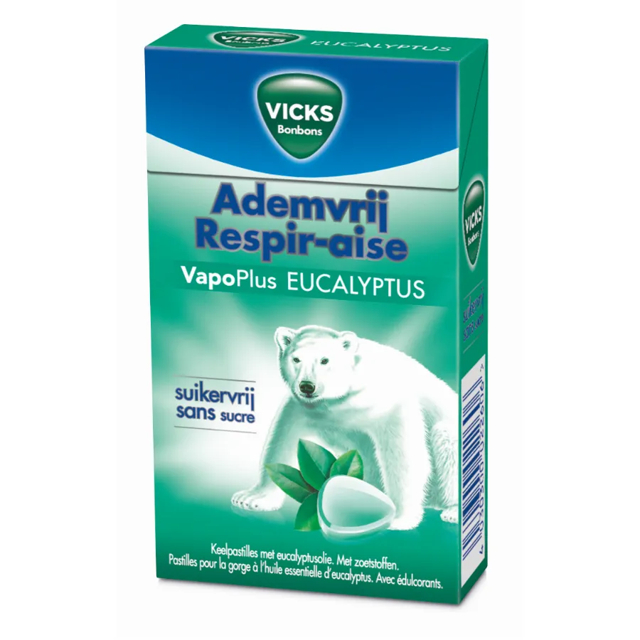 VICKS ADEMVRIJ ZONDER SUIKER BOX