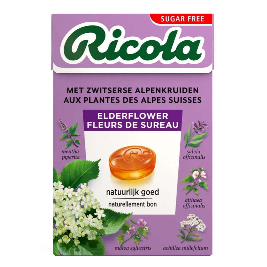 RICOLA VLIERBLOESEM ZONDER SUIKER BOX