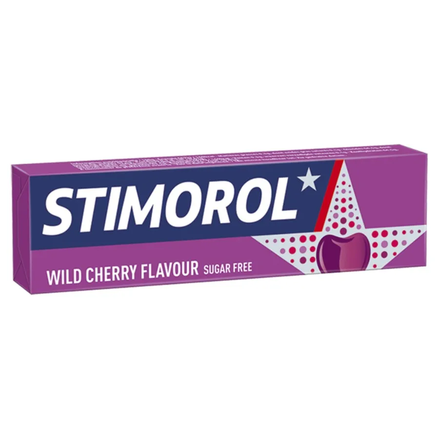 STIMOROL WILD CHERRY ZONDER SUIKER FOIL