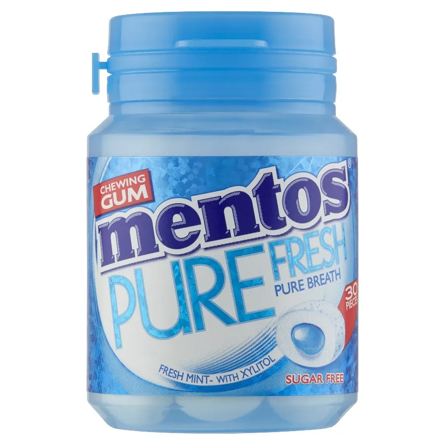 MENTOS PURE FRESH FRESH MINT - 30 STUKS BOTTLE
