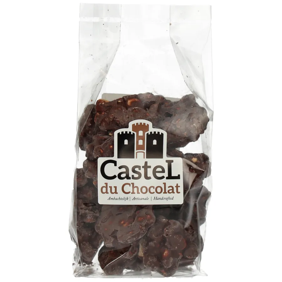 CASTEL DU CHOCOLAT PINDAROTSEN IN PURE CHOCOLADE