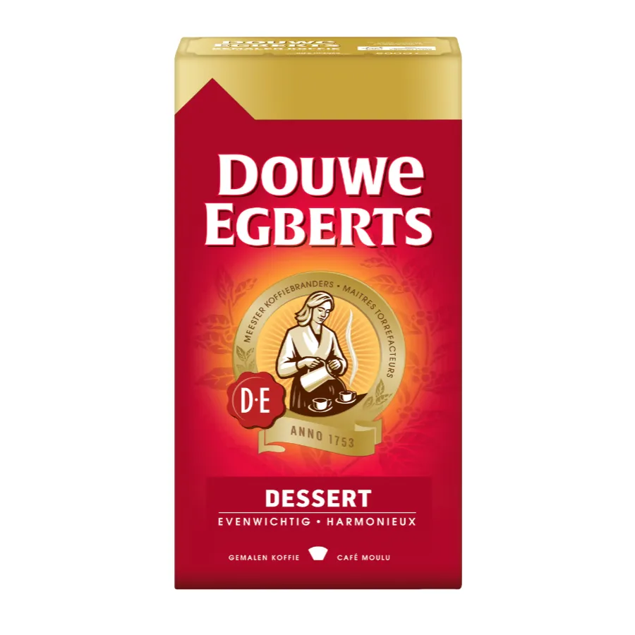 DOUWE EGBERTS GEMALEN KOFFIE DESSERT VACUUM