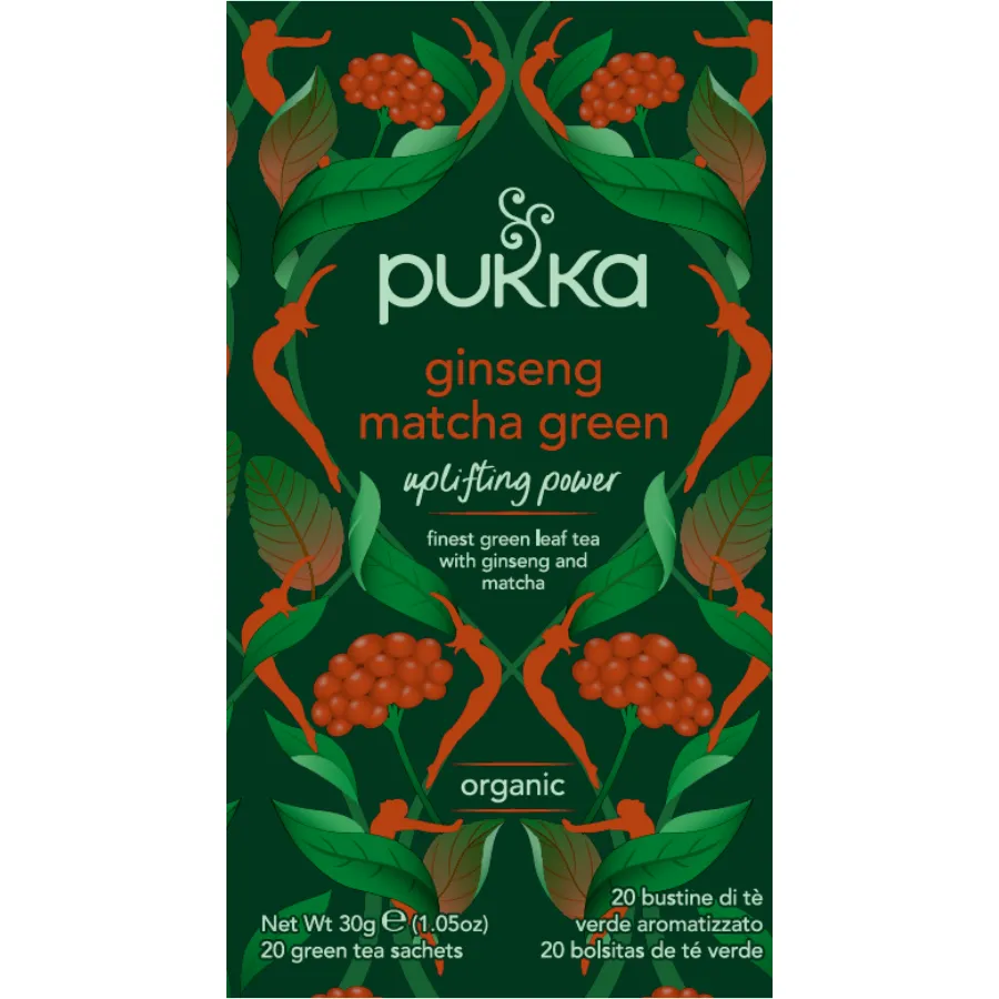 PUKKA THEE SUPREME MATCHA GREEN