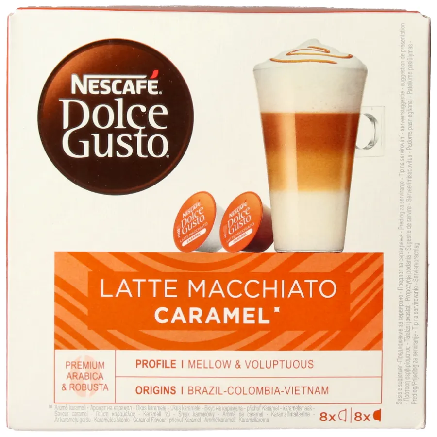 NESCAFE DOLCE GUSTO LUNGO MACCHIATO CARAMEL