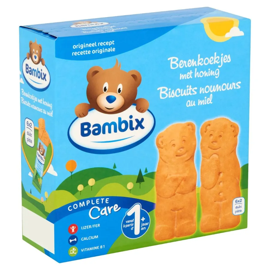 BAMBIX BERENKOEKJES MET HONING (1 JAAR+) - 6 STUKS
