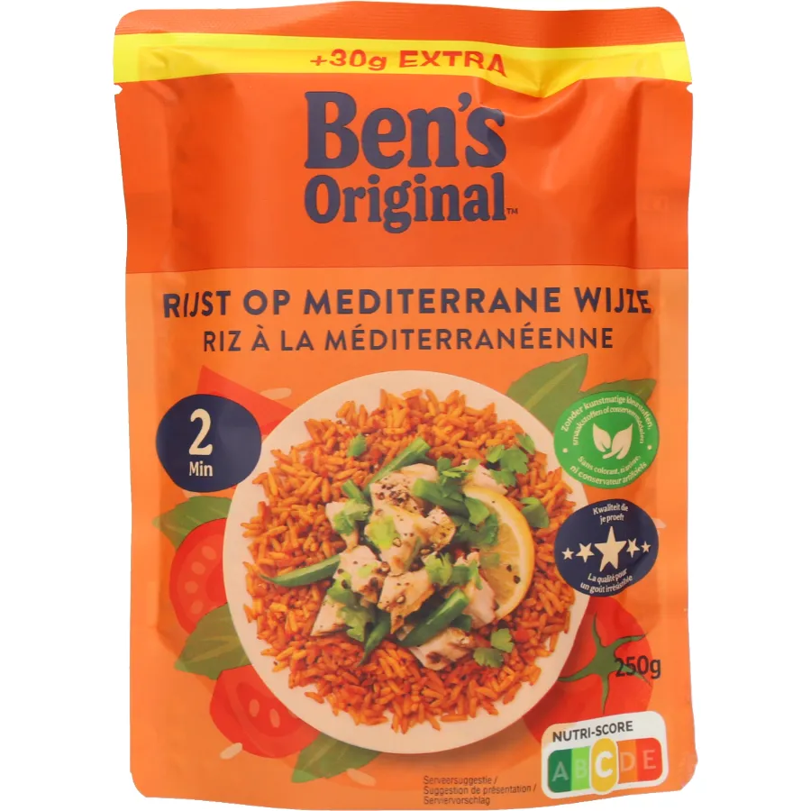 BEN'S RIJST OP MEDITERRANE WIJZE