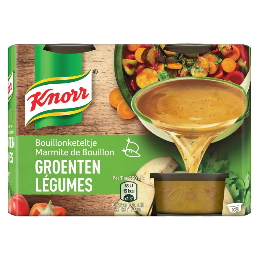 KNORR BOUILLONKETELTJE GROENTEN