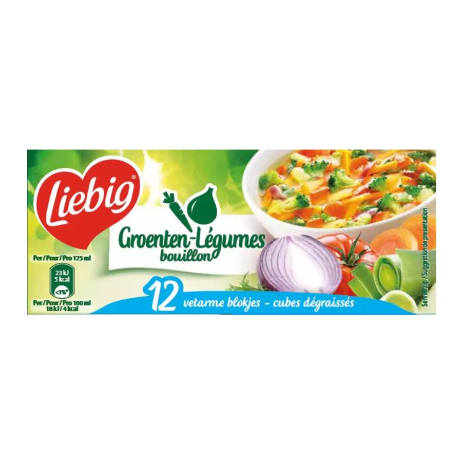 LIEBIG BOUILLON GROENTEN VETARM