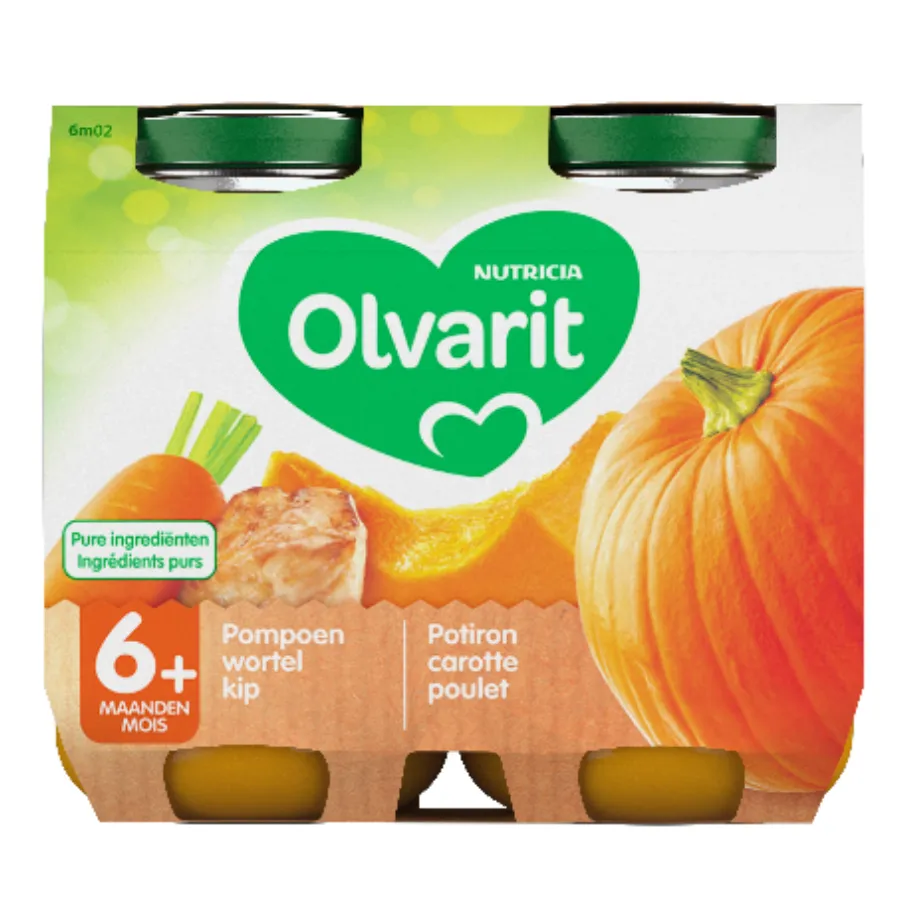 OLVARIT POMPOEN-WORTEL-KIP (6 MAANDEN+)