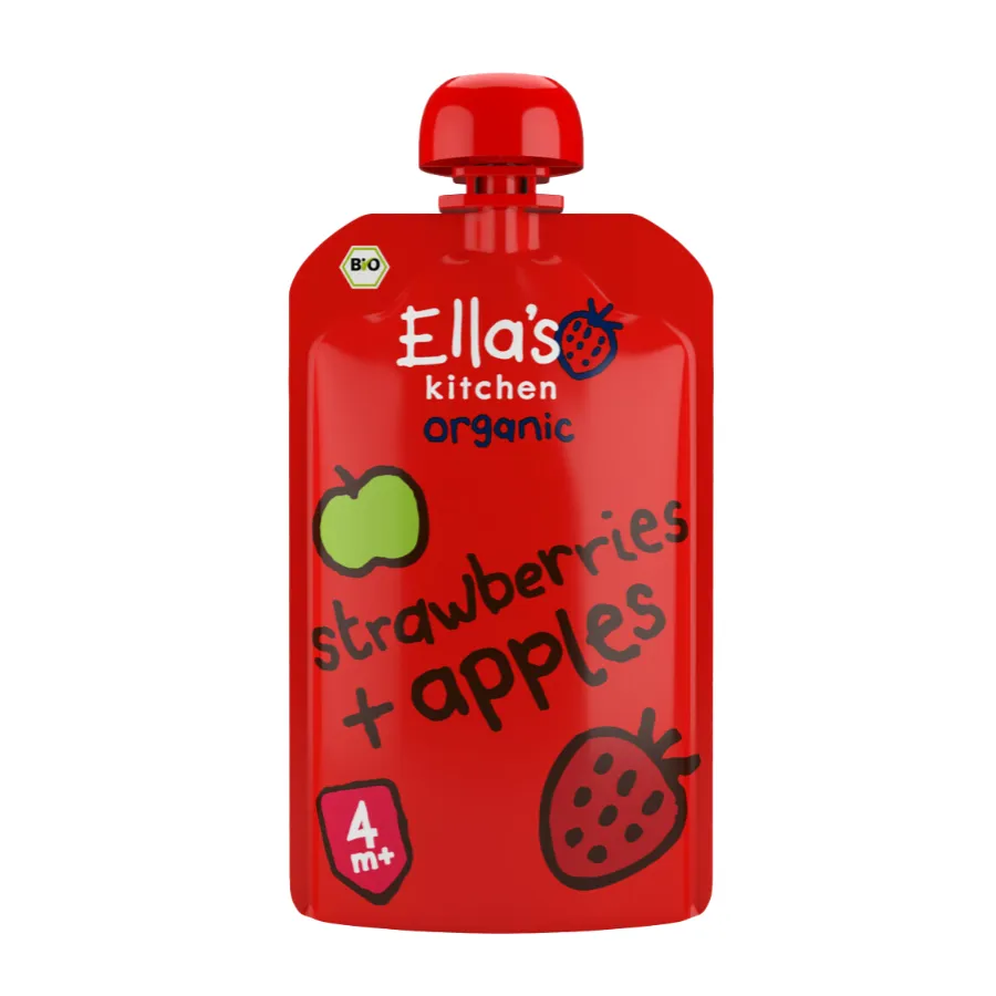 ELLA'S KITCHEN AARDBEIEN EN APPELS (4+) POUCH