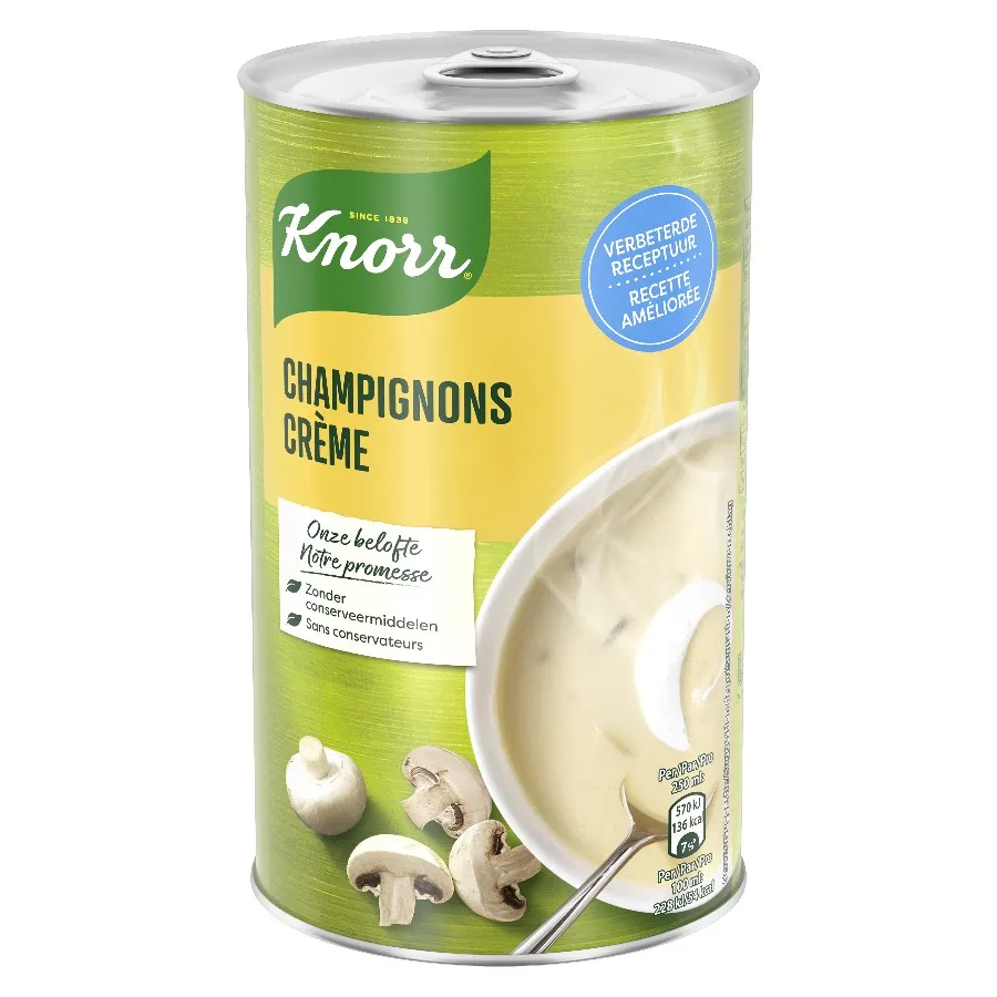 KNORR CHAMPIGNON CRÈMESOEP BLIK