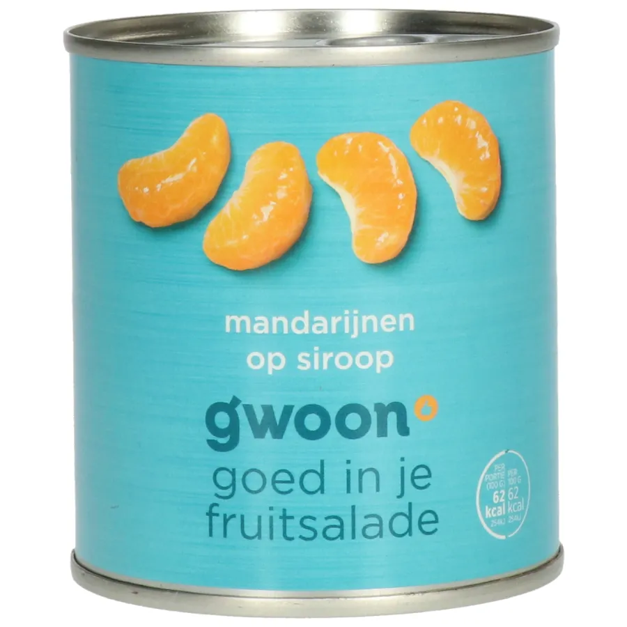 GWOON MANDARIJNEN OP SIROOP BLIK