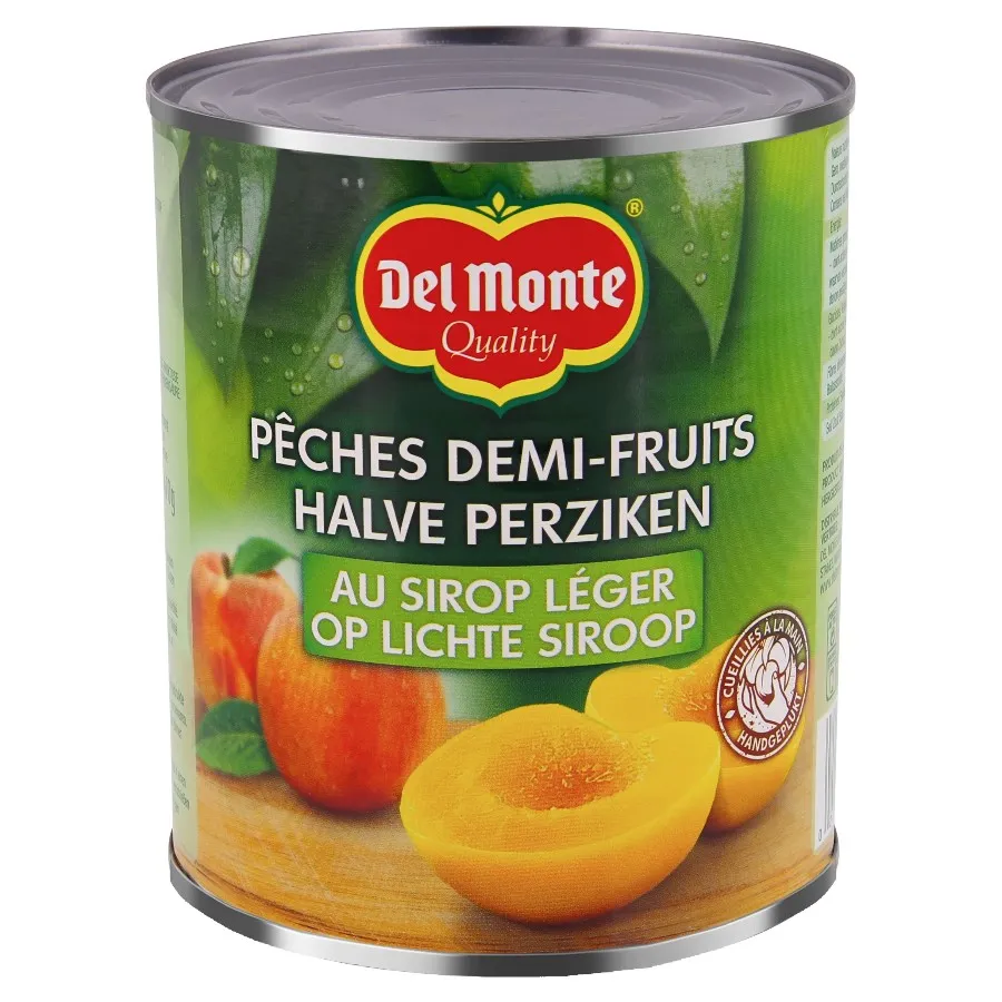 DEL MONTE HALVE PERZIKEN OP LICHTE SIROOP BLIK