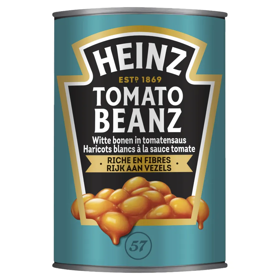 HEINZ TOMATO BEANS WITTE BONEN IN TOMATENSAUS BLIK