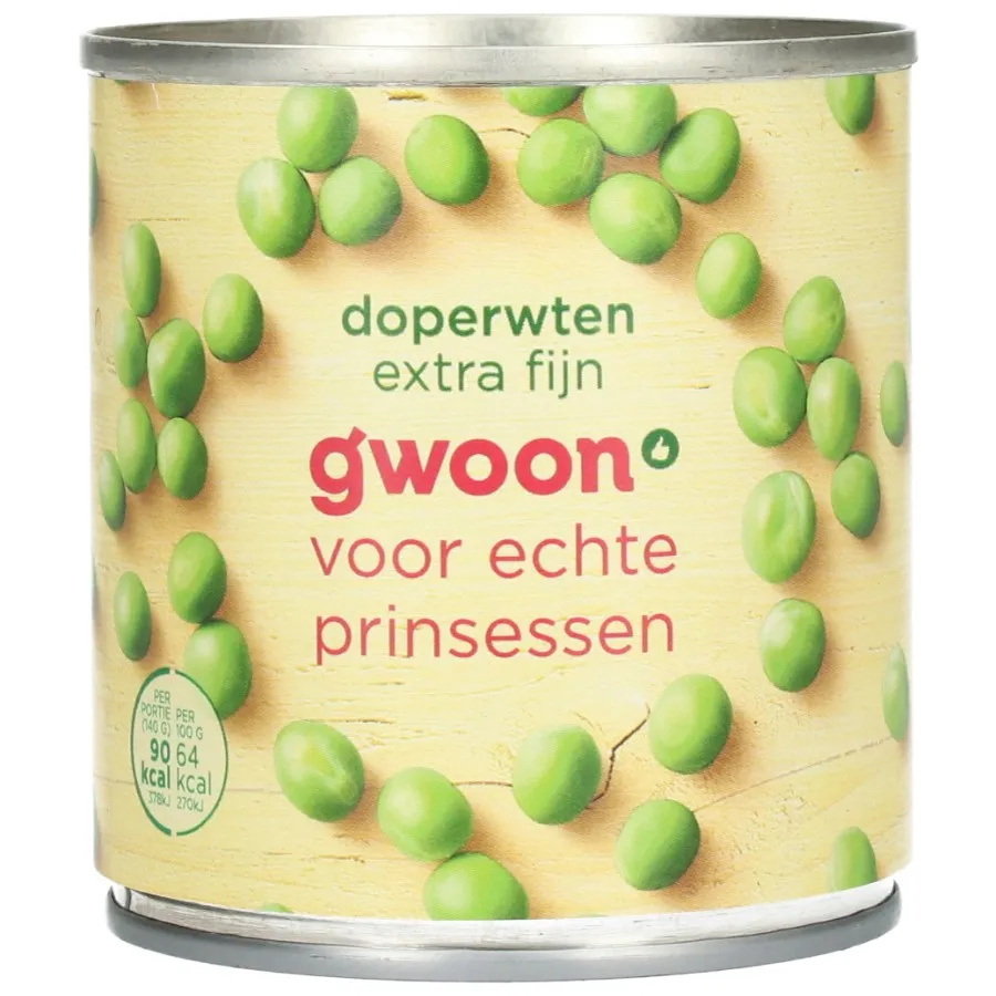GWOON DOPERWTEN EXTRA FIJN BLIK