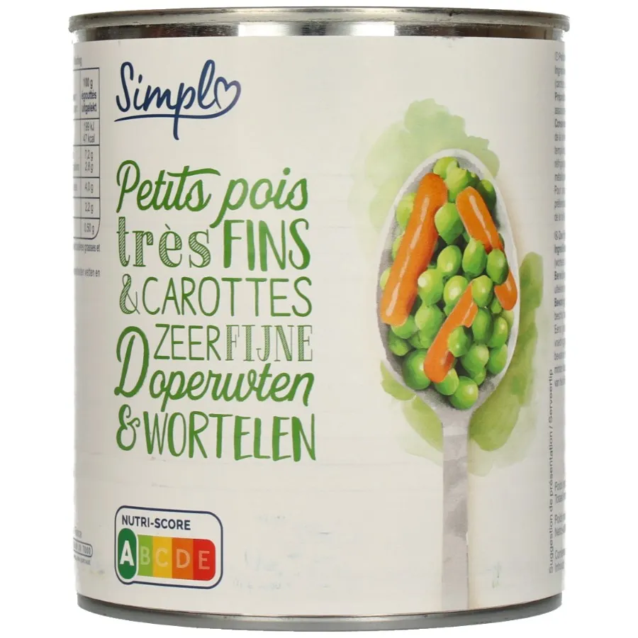 SIMPL DOPERWTEN ZEER FIJN & WORTELEN BLIK