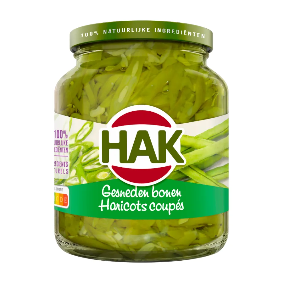 HAK BONEN GESNEDEN GLAS
