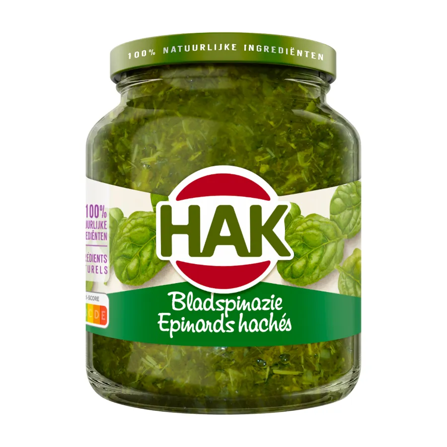 HAK SPINAZIE GEHAKT GLAS