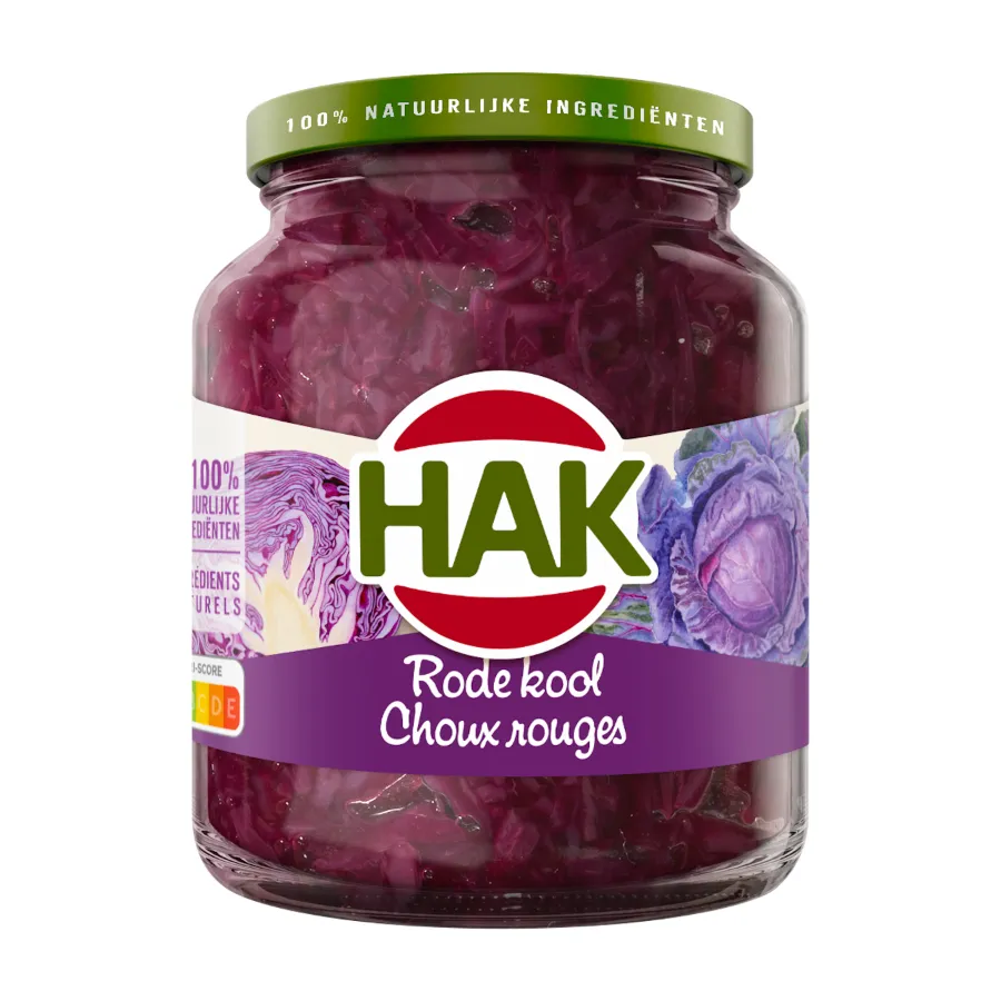 HAK RODE KOOL NATUUR GLAS