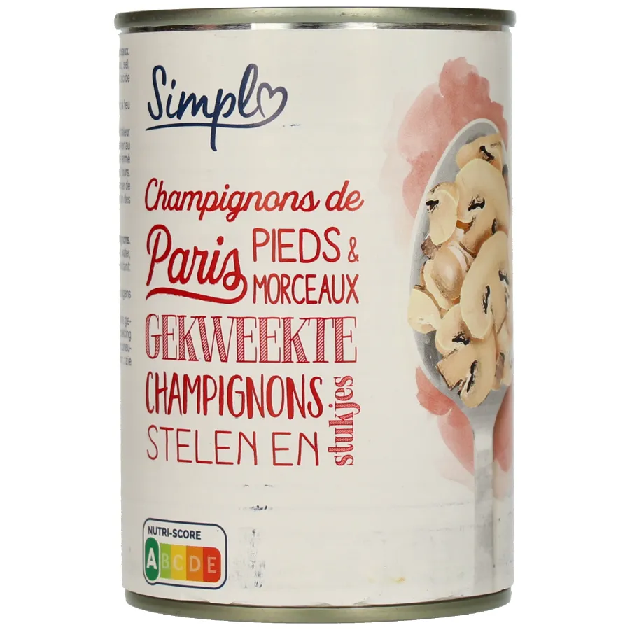 SIMPL GESNEDEN CHAMPIGNONS BLIK