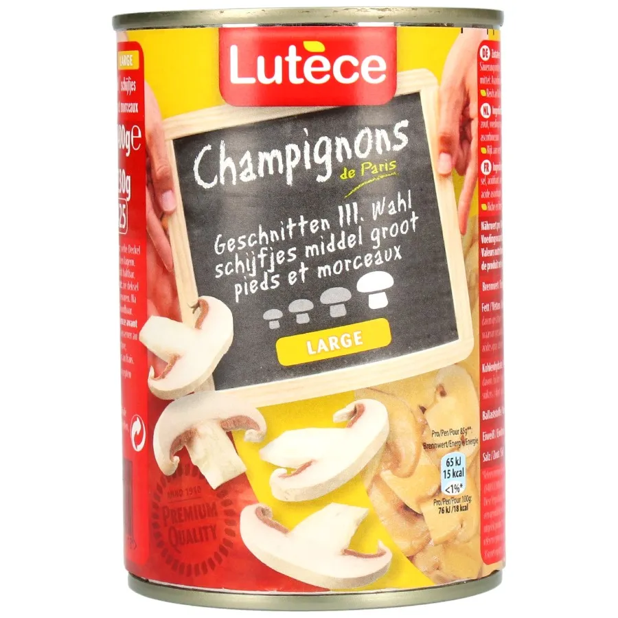 LUTECE CHAMPIGNONSCHIJFJES BLIK