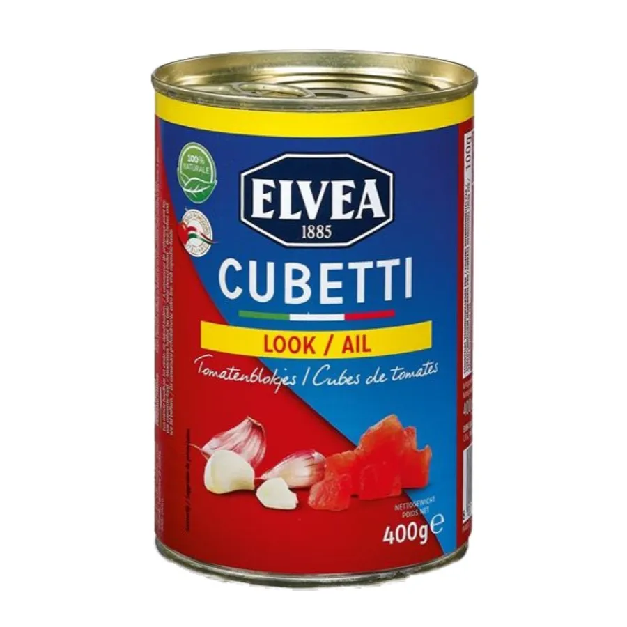 ELVEA CUBETTI TOMATENBLOKJES MET LOOK BLIK