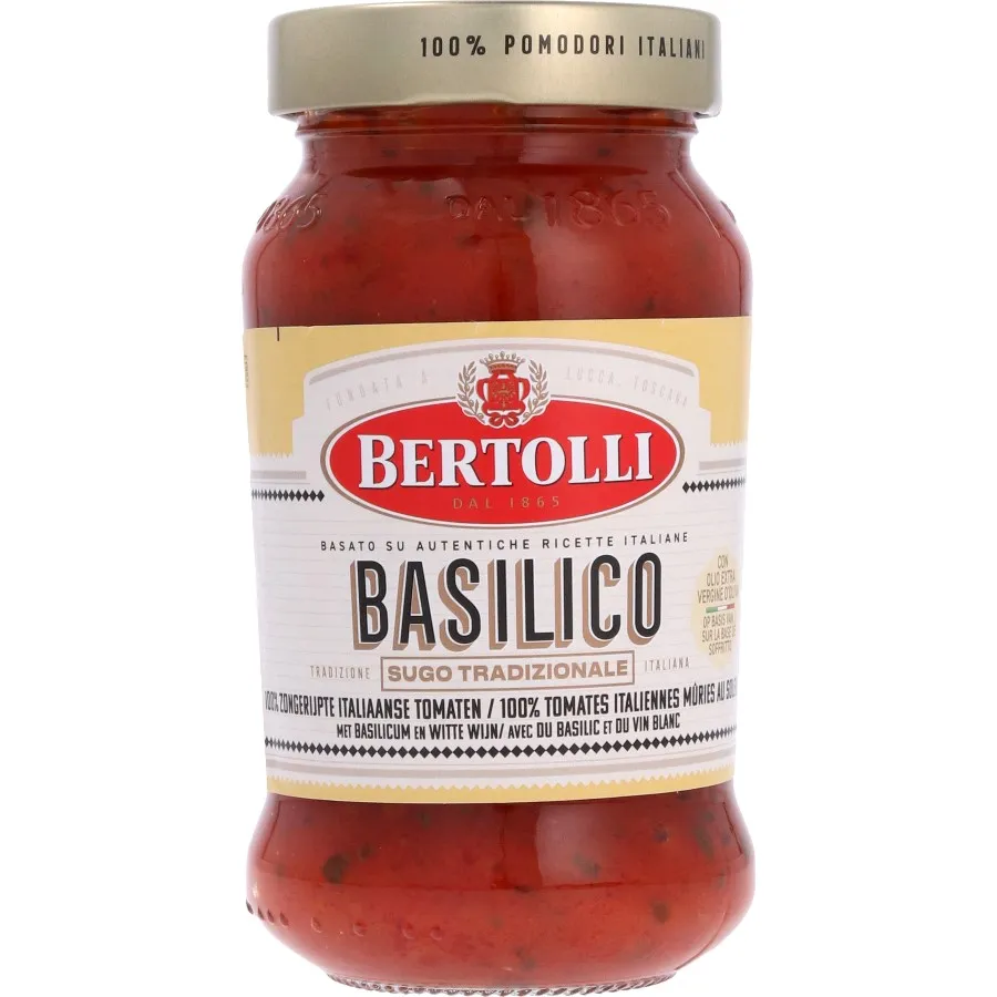 BERTOLLI PASTASAUS TOMAAT BASILICUM