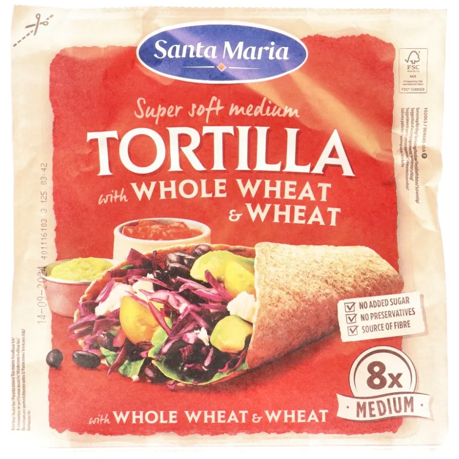 SANTA MARIA TORTILLA VOLKOREN - 8 STUKS