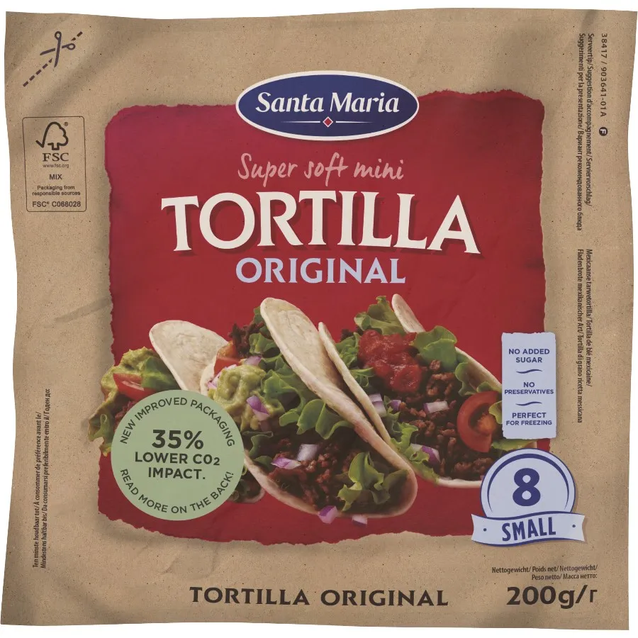 SANTA MARIA TORTILLA MINI - 8 STUKS