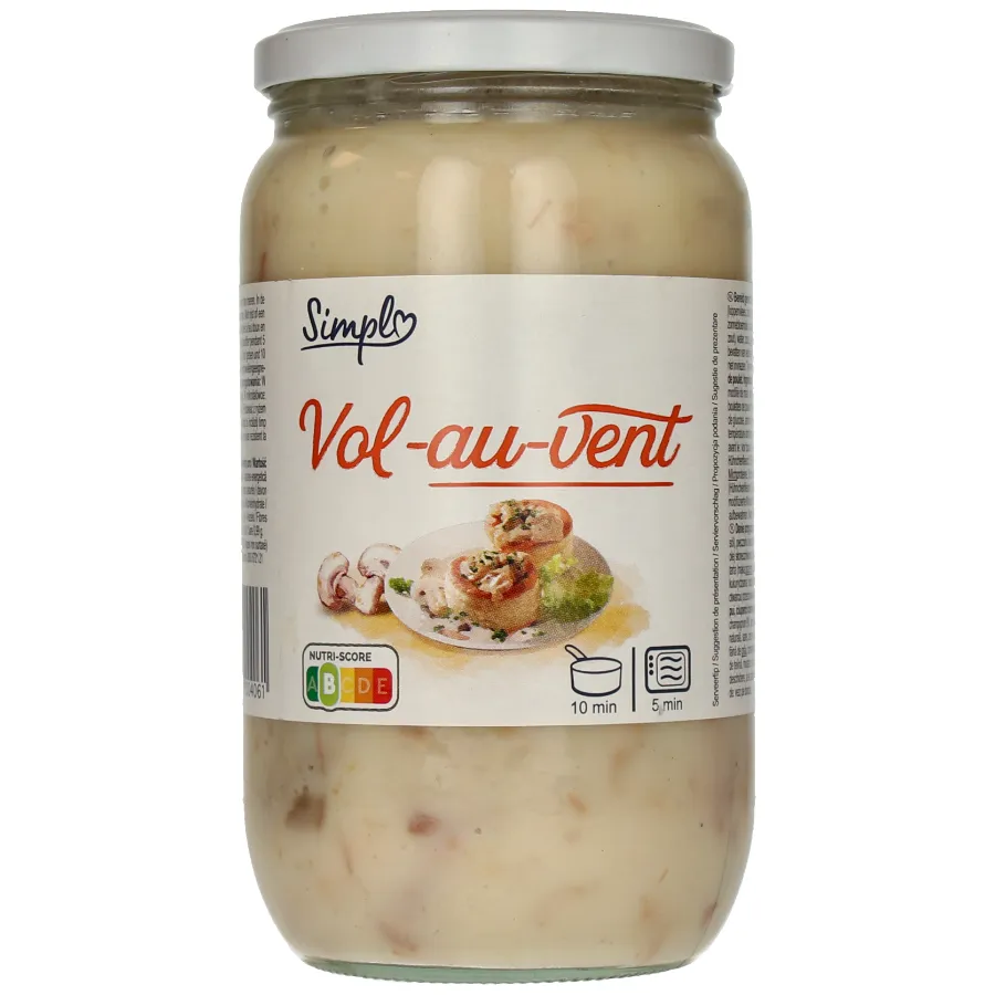 SIMPL VOL-AU-VENT GLAS
