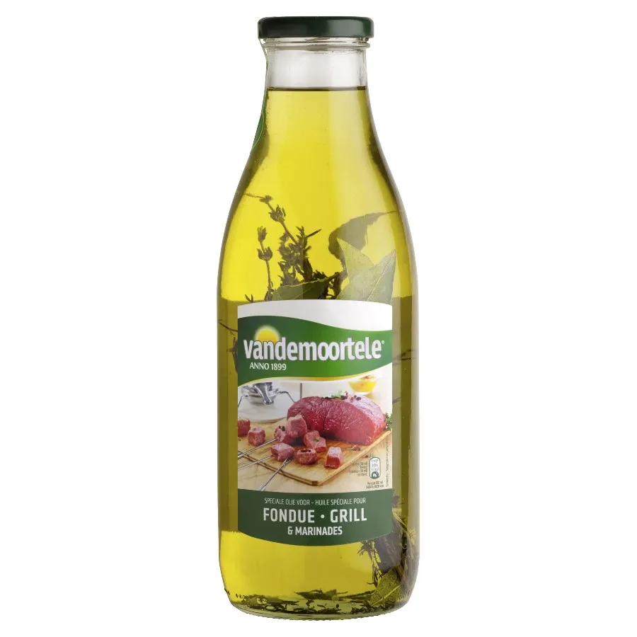 VANDEMOORTELE FONDUE OLIE GLAS