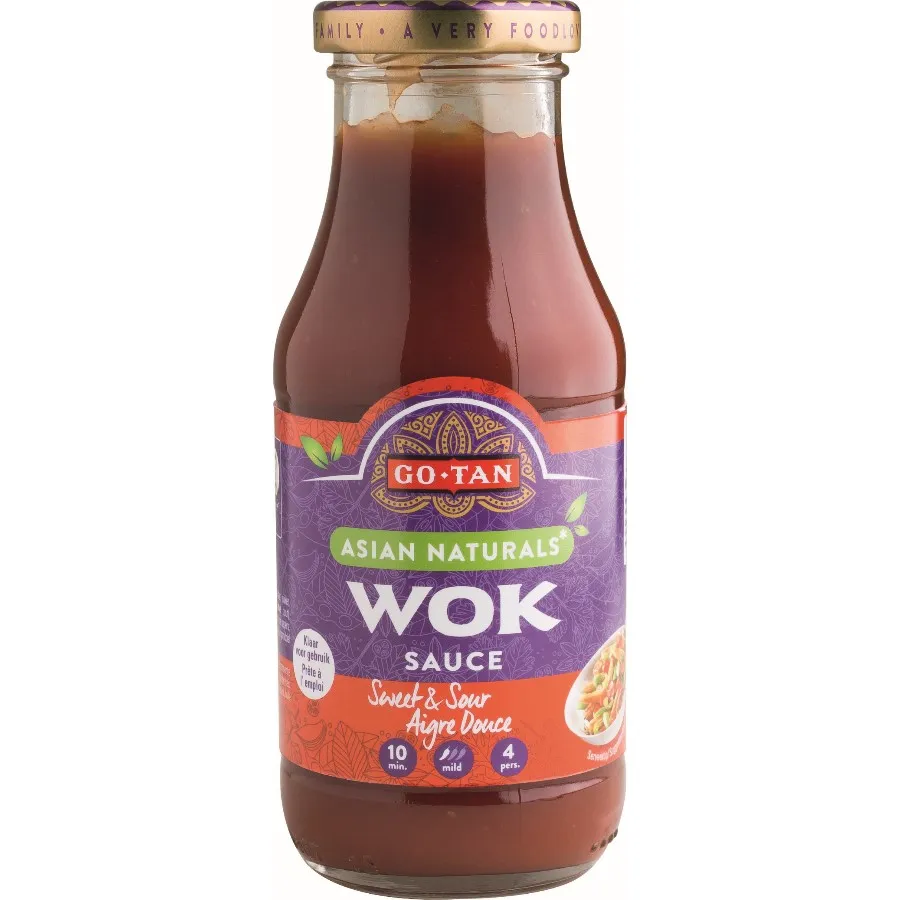 GO-TAN WOKSAUS ZOETZUUR GLAS