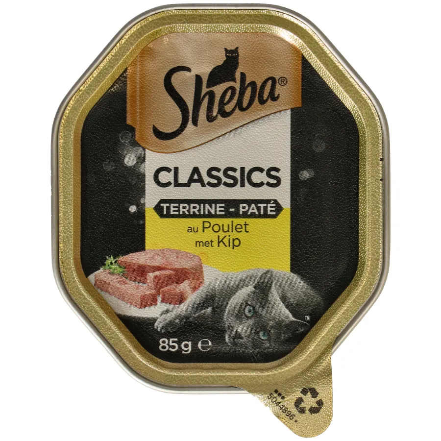 SHEBA KATTENVOEDING MET KIP TERRINE ALU