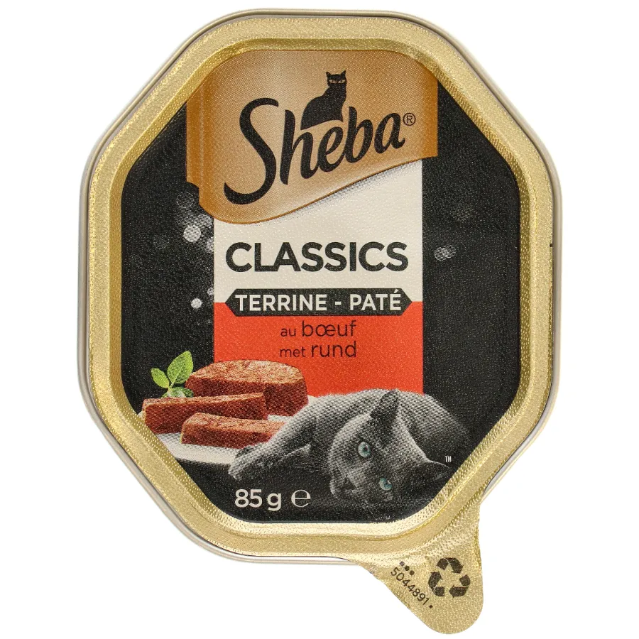 SHEBA KATTENVOEDING MET RUNDSTERRINE ALU