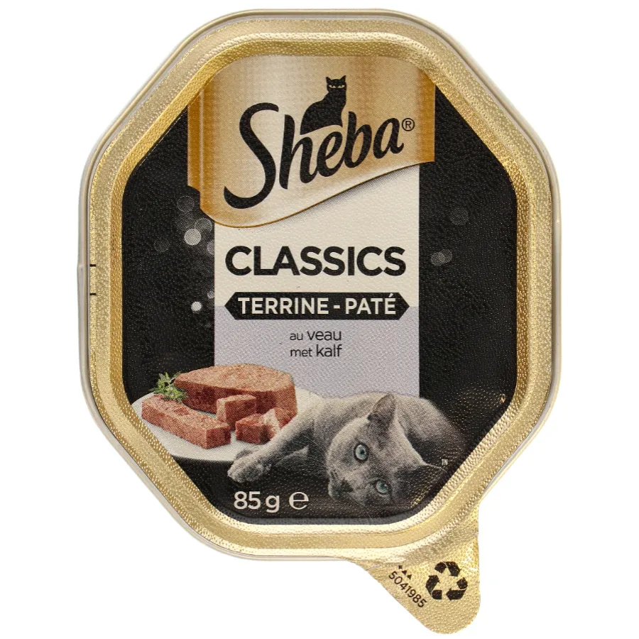 SHEBA KATTENVOEDING MET TERRINE VAN KALF ALU