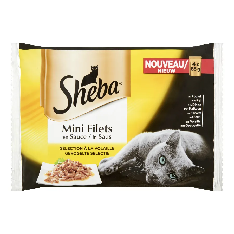 SHEBA KATTENVOEDING GEVOGELTE POUCH