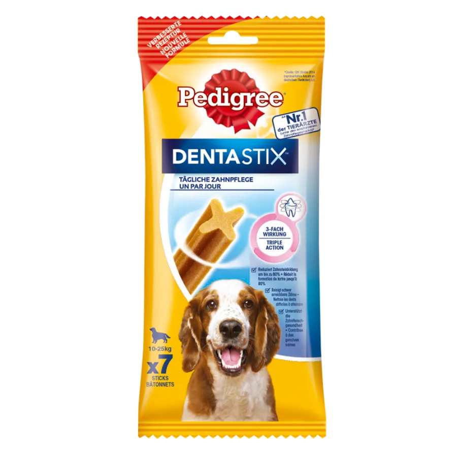 PEDIGREE DENTASTIX MEDIUM (10-25 KG) - 7 STUKS