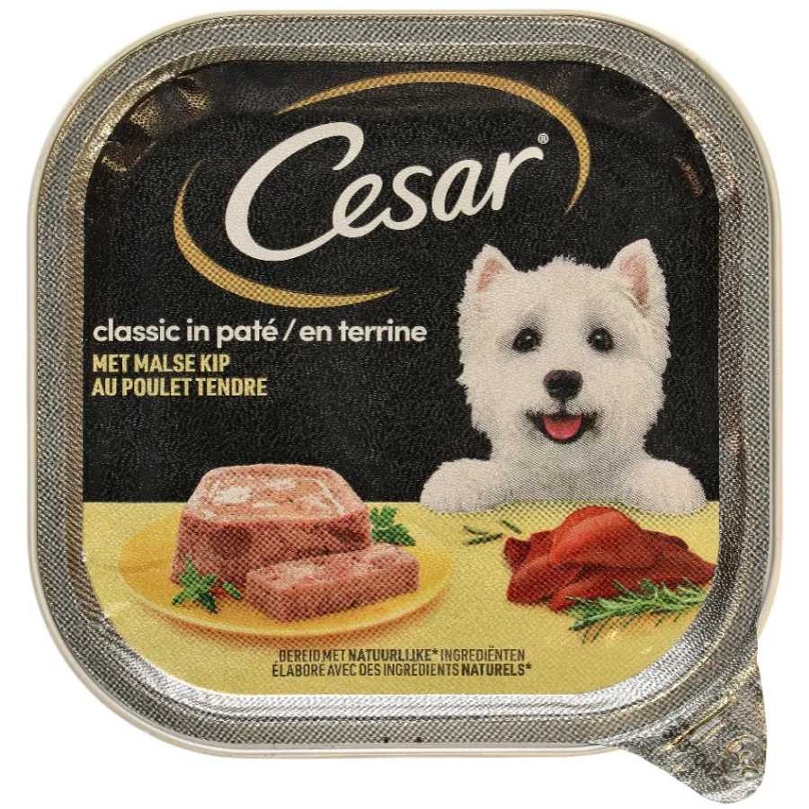 CESAR HONDENVOEDING TERRINE VAN KIP ALU