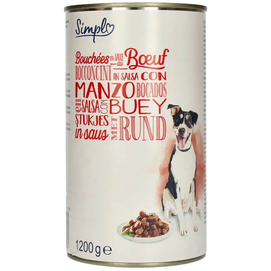 SIMPL HONDENVOEDING RUND IN SAUS